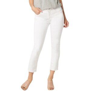 NWT Jen7 by 7 for All Mankind Ankle Straight Jeans - White